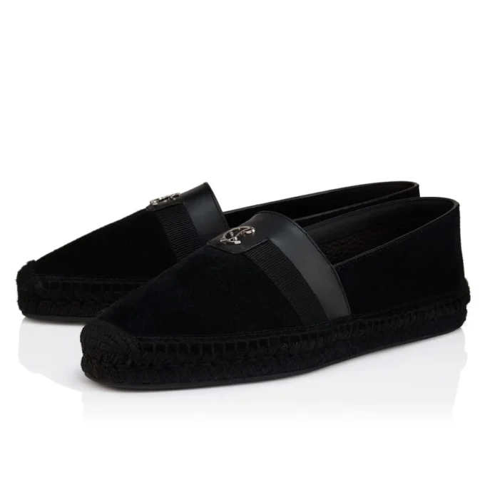 Alfarica – Espadrilles – Nubukleder – Schwarz – Herren