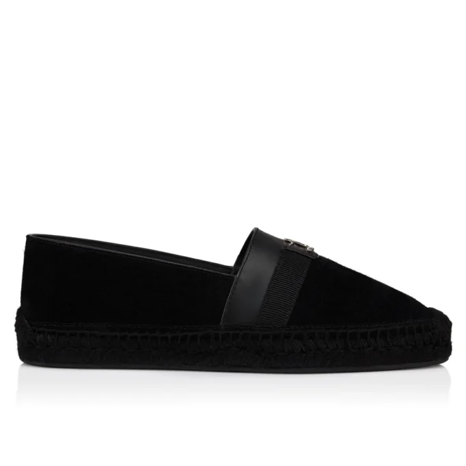 Alfarica – Espadrilles – Nubukleder – Schwarz – Herren