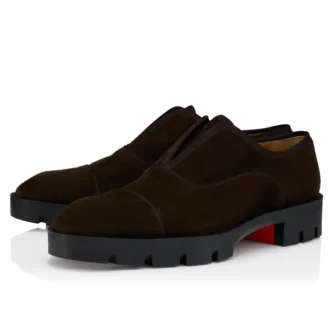 Alpha Lion – Oxfords – Umgekehrtes Kalbsleder – Cafe – Herren