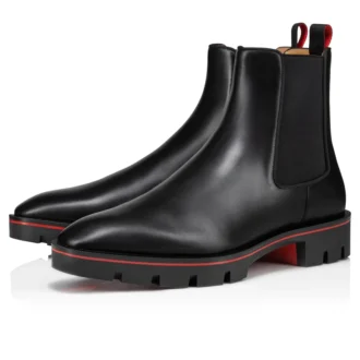 Alpinosol – Stiefel – Glattes Kalbsleder – Schwarz – Herren