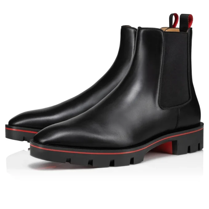 Alpinosol – Stiefel – Glattes Kalbsleder – Schwarz – Herren Alpinosol – Stiefel – Glattes Kalbsleder – Schwarz – Herren