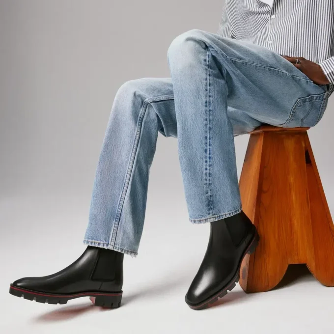 Alpinosol – Stiefel – Glattes Kalbsleder – Schwarz – Herren Alpinosol – Stiefel – Glattes Kalbsleder – Schwarz – Herren