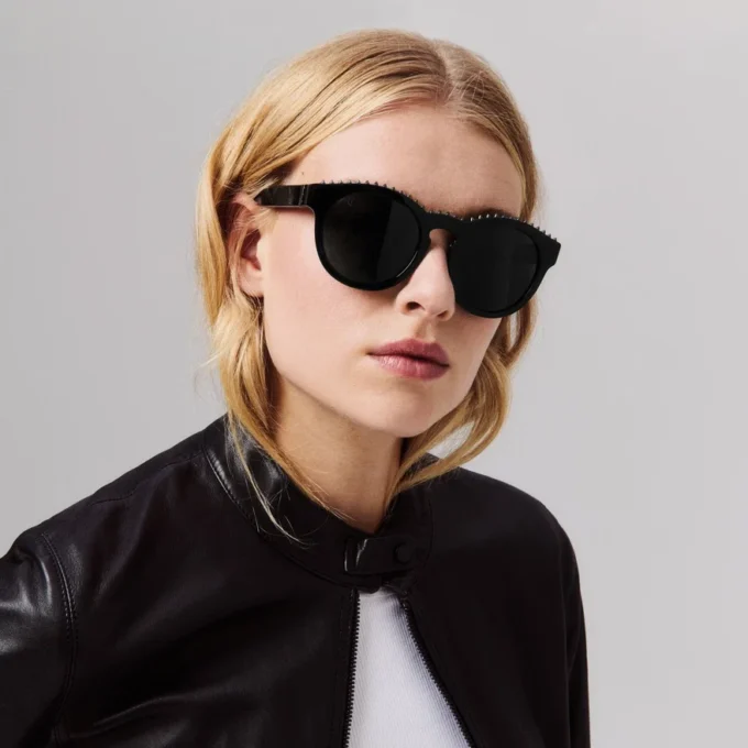 Anouk Lb0024 – Sonnenbrille – Acetat – Glänzendes Schwarz Anouk Lb0024 – Sonnenbrille – Acetat – Glänzendes Schwarz
