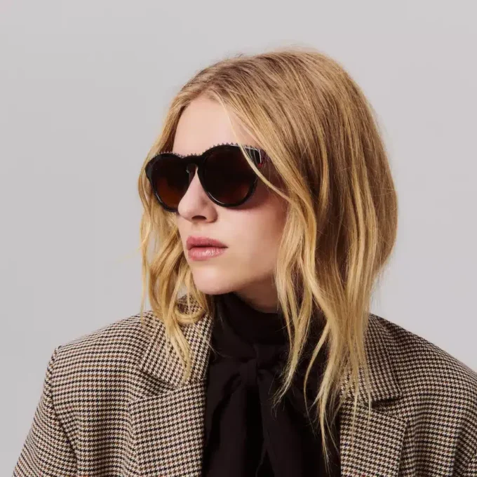 Anouk Lb0024 – Sonnenbrille – Acetat – Schwarz getönt Anouk Lb0024 – Sonnenbrille – Acetat – Schwarz getönt