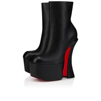 Aquabootie – 160 mm Stiefel – Kalbsleder – Schwarz – Damen
