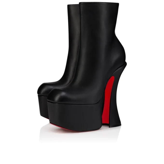 Aquabootie – 160 mm Stiefel – Kalbsleder – Schwarz – Damen Aquabootie – 160 mm Stiefel – Kalbsleder – Schwarz – Damen