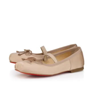 Baballet – Ballerinas – Krepp-Satin und Lamm-Nappaleder – Blush – Kinder