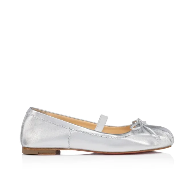 Baballet – Ballerinas – schillerndes Nappaleder – Silber – Baby Baballet – Ballerinas – schillerndes Nappaleder – Silber – Baby