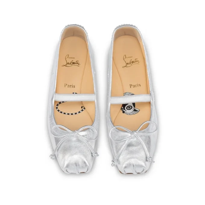 Baballet – Ballerinas – schillerndes Nappaleder – Silber – Baby Baballet – Ballerinas – schillerndes Nappaleder – Silber – Baby