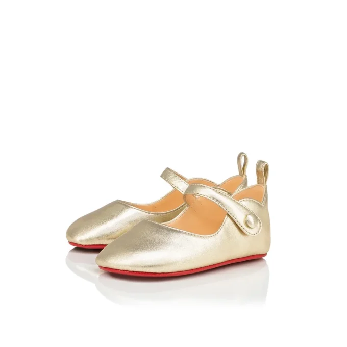 Baby Love Chick – Ballerinas – Laminiertes Nappaleder – Platine – Baby Baby Love Chick – Ballerinas – Laminiertes Nappaleder – Platine – Baby