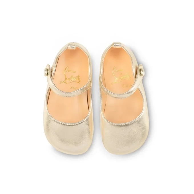 Baby Love Chick – Ballerinas – Laminiertes Nappaleder – Platine – Baby Baby Love Chick – Ballerinas – Laminiertes Nappaleder – Platine – Baby