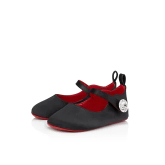 Baby Love Chick Strass – Ballerinas – Krepp-Satin und Strass – Schwarz – Baby
