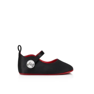 Baby Love Chick Strass – Ballerinas – Krepp-Satin und Strass – Schwarz – Baby