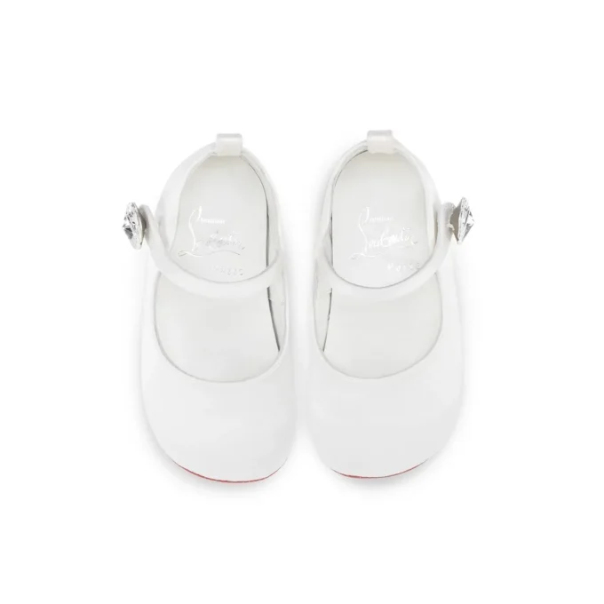 Baby Love Chick Strass – Ballerinas – Kreppsatin und Strass – Bianco – Baby Baby Love Chick Strass – Ballerinas – Kreppsatin und Strass – Bianco – Baby