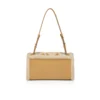 Baggy Small – Umhängetasche – Kalbsleder und Lammfell in Rautenmuster – Beige Baggy Small – Umhängetasche – Kalbsleder und Lammfell in Rautenmuster – Beige