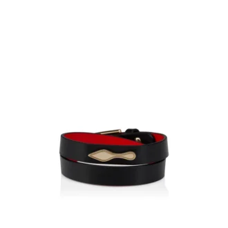 Bettina – Armband – Glattes Kalbsleder – Schwarz