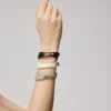 Bettina – Armband – Glattes Kalbsleder – Schwarz Bettina – Armband – Glattes Kalbsleder – Schwarz