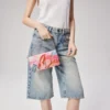 Bettina – Clutch – Chinesischer Stoff mit Pfingstrosenprint – Mehrfarbig Bettina – Clutch – Chinesischer Stoff mit Pfingstrosenprint – Mehrfarbig