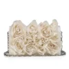 Bettina – Clutch – Crêpe-Satin – Bianco Bettina – Clutch – Crêpe-Satin – Bianco