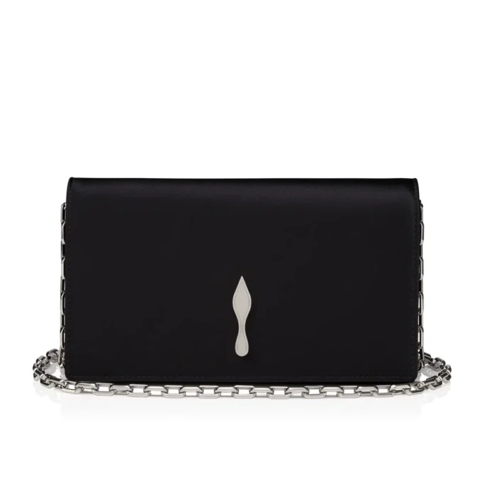 Bettina – Clutch – Crêpe-Satin – Schwarz Bettina – Clutch – Crêpe-Satin – Schwarz
