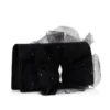 Bettina – Clutch – Crêpe-Satin – Schwarz Bettina – Clutch – Crêpe-Satin – Schwarz