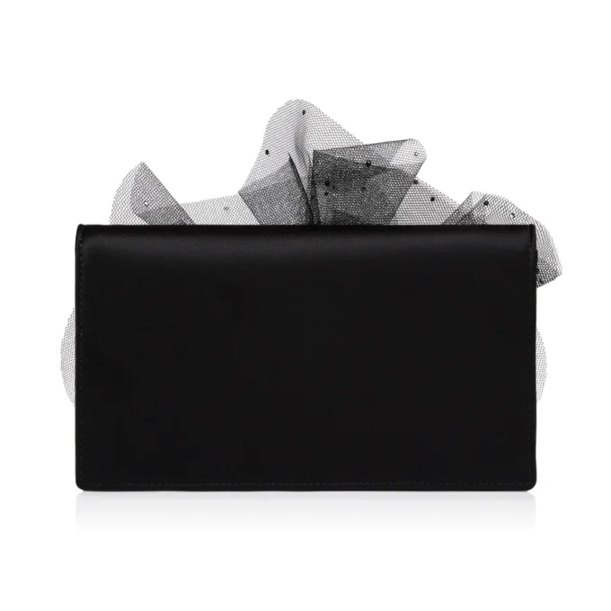 Bettina – Clutch – Crêpe-Satin – Schwarz Bettina – Clutch – Crêpe-Satin – Schwarz