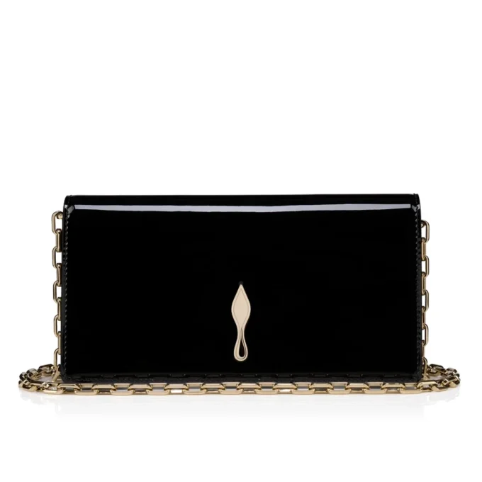 Bettina – Clutch – Lackkalbsleder – Schwarz Bettina – Clutch – Lackkalbsleder – Schwarz