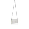 Bettina – Clutch – Perlmuttfarbenes Nappaleder – Weiß Bettina – Clutch – Perlmuttfarbenes Nappaleder – Weiß