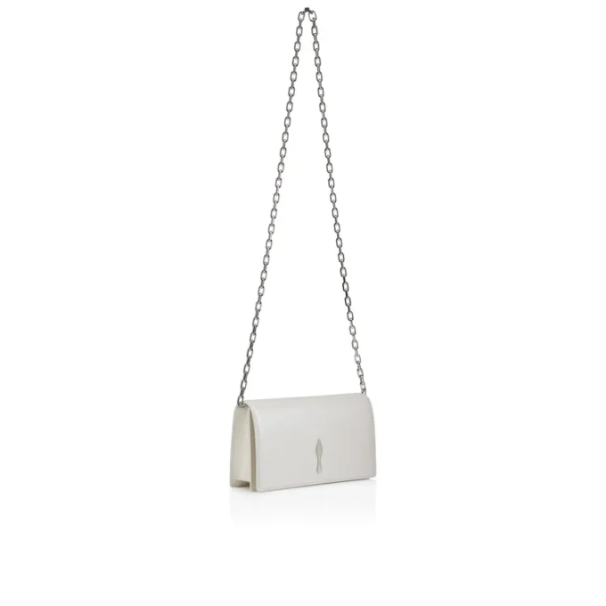 Bettina – Clutch – Perlmuttfarbenes Nappaleder – Weiß Bettina – Clutch – Perlmuttfarbenes Nappaleder – Weiß