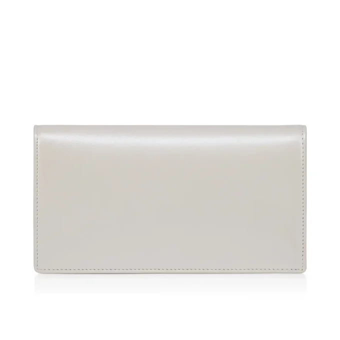 Bettina – Clutch – Perlmuttfarbenes Nappaleder – Weiß Bettina – Clutch – Perlmuttfarbenes Nappaleder – Weiß