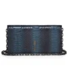 Bettina – Clutch – Wasserschlangenleder – Schwarz Bettina – Clutch – Wasserschlangenleder – Schwarz