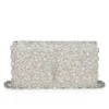 Bettina – Clutch – Wildleder, Strass und Perlen – Silber Bettina – Clutch – Wildleder, Strass und Perlen – Silber
