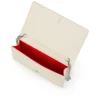 Bettina – Clutch – Wildleder, Strass und Perlen – Silber Bettina – Clutch – Wildleder, Strass und Perlen – Silber