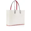 Cabata Large – Tote Bag – Kalbsleder und Spikes – Bianco Cabata Large – Tote Bag – Kalbsleder und Spikes – Bianco