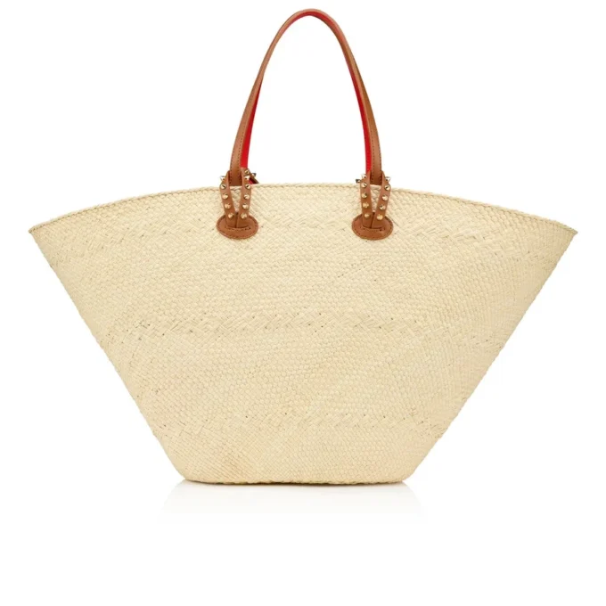 Cabata Large – Tote Bag – Raffia und Kalbsleder – Natur Cabata Large – Tote Bag – Raffia und Kalbsleder – Natur