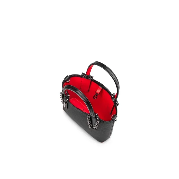 Cabata Mini – Tote Bag – Kalbsleder und Nieten – Schwarz Cabata Mini – Tote Bag – Kalbsleder und Nieten – Schwarz