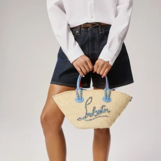 Cabata Mini – Tote Bag – Raffia-Häkelwerk – Natur