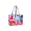 Cabata Small – Tote Bag – Kalbsleder mit Peonien-Print – Mehrfarbig Cabata Small – Tote Bag – Kalbsleder mit Peonien-Print – Mehrfarbig