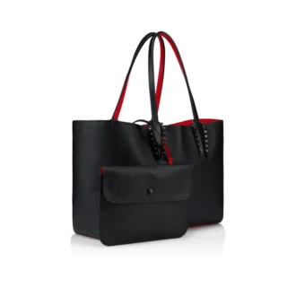 Cabata Small – Tote Bag – Kalbsleder und Spikes – Schwarz Cabata Small – Tote Bag – Kalbsleder und Spikes – Schwarz