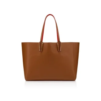 Cabata – Tote Bag – Kalbsleder und Nieten – Cuoio