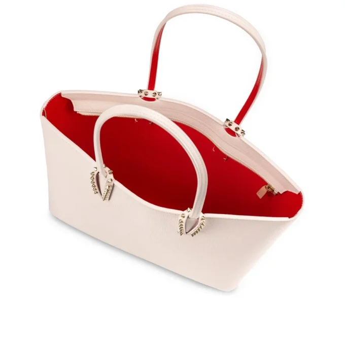 Cabata – Tote Bag – Kalbsleder und Spikes – Leche Cabata – Tote Bag – Kalbsleder und Spikes – Leche