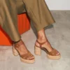 Calakala – 85 mm Espadrilles – Wildleder und Kalbsleder – Rhea – Damen Calakala – 85 mm Espadrilles – Wildleder und Kalbsleder – Rhea – Damen