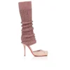 Cassia Annmac – 100-mm-Pumps – Kreppsatin und Mesh – Poupee – Damen Cassia Annmac – 100-mm-Pumps – Kreppsatin und Mesh – Poupee – Damen