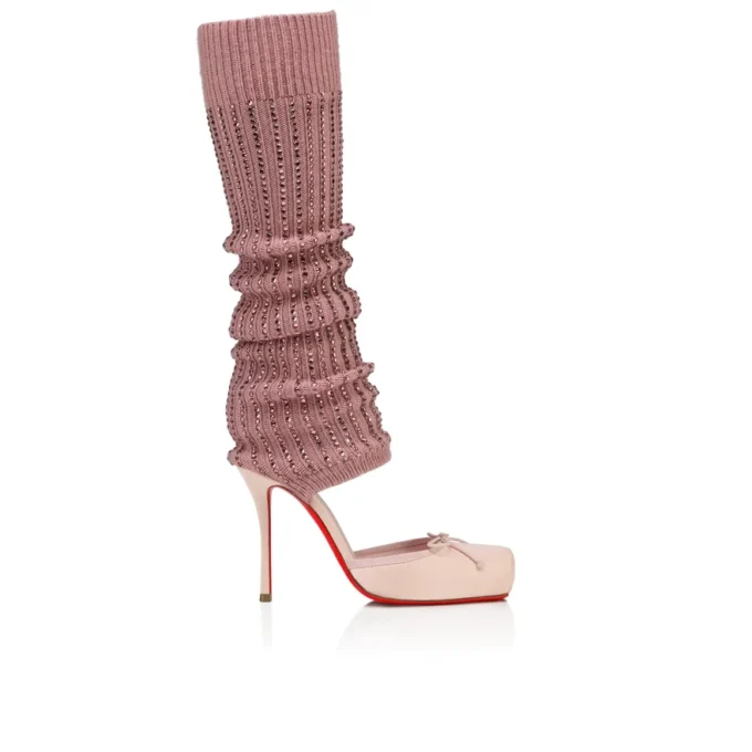Cassia Annmac – 100-mm-Pumps – Kreppsatin und Mesh – Poupee – Damen Cassia Annmac – 100-mm-Pumps – Kreppsatin und Mesh – Poupee – Damen