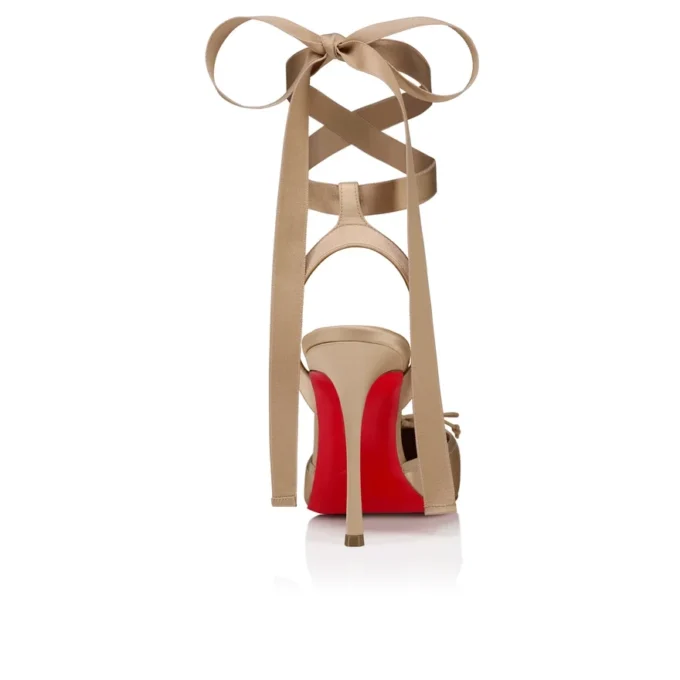 Cassia Lace up – 100 mm Riemchenpumps – Krepp-Satin – Nude 1 – Damen Cassia Lace up – 100 mm Riemchenpumps – Krepp-Satin – Nude 1 – Damen