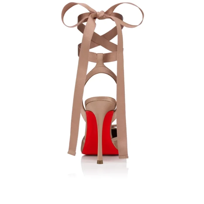 Cassia Lace up – 100 mm Riemchenpumps – Krepp-Satin – Nude 2 – Damen Cassia Lace up – 100 mm Riemchenpumps – Krepp-Satin – Nude 2 – Damen