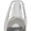 Cassia Mule – 100 mm Pantoletten – Laminiertes Lamm-Nappaleder – Silber – Damen Cassia Mule – 100 mm Pantoletten – Laminiertes Lamm-Nappaleder – Silber – Damen