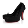 Cassia Nodo – 100-mm-Pumps – Krepp-Satin – Schwarz – Damen Cassia Nodo – 100-mm-Pumps – Krepp-Satin – Schwarz – Damen