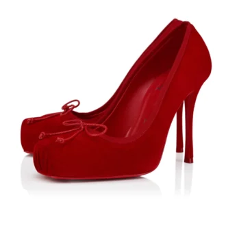 Cassia Nodo – 100-mm-Pumps – Veau Velours – Fever – Damen