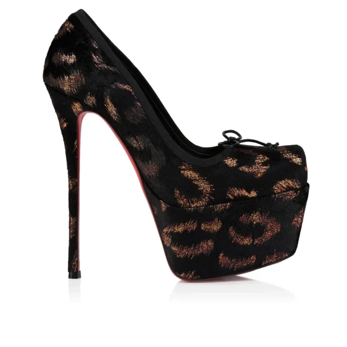 Cassia Nodo Alta – 160-mm-Pumps – bestickter Samt „Leo by Night“ – Schwarz – Damen Cassia Nodo Alta – 160-mm-Pumps – bestickter Samt „Leo by Night“ – Schwarz – Damen